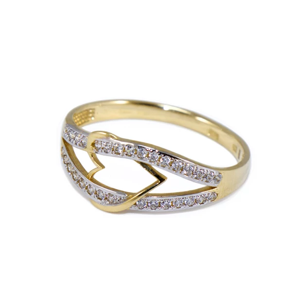 Áttört szív arany gyűrű Áttört szív arany gyűrű