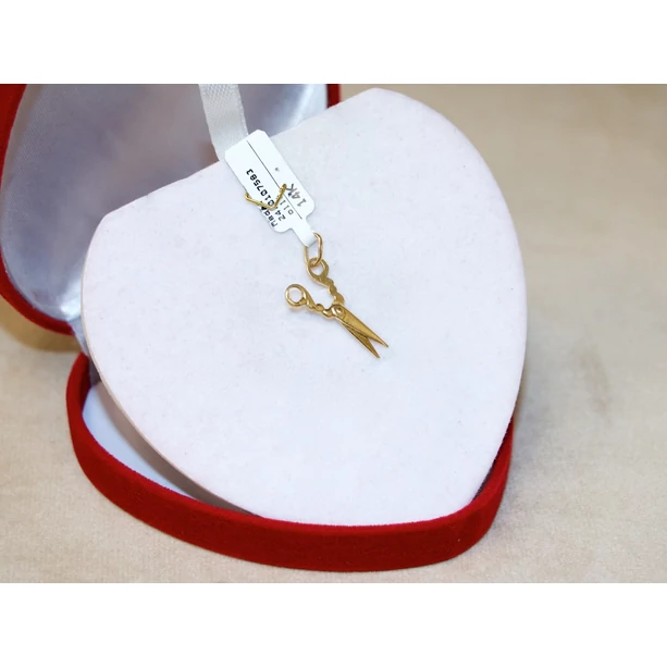 Felújított arany olló medál Felújított arany olló medál