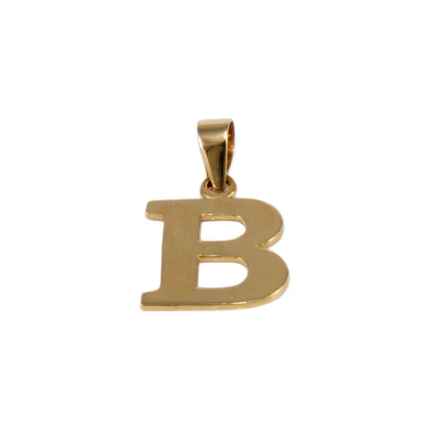 Fényes "B" betű medál