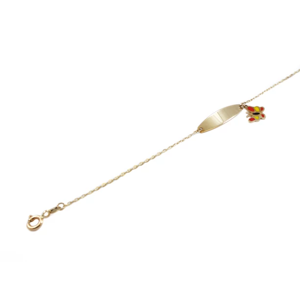 Pillangós lapbetétes gyermek karlánc Pillangós lapbetétes gyermek karlánc