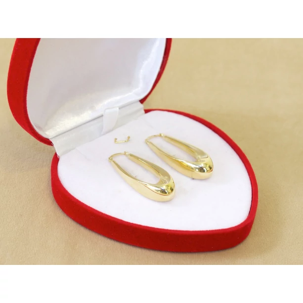 Új arany ovál fülbevaló Új arany ovál fülbevaló