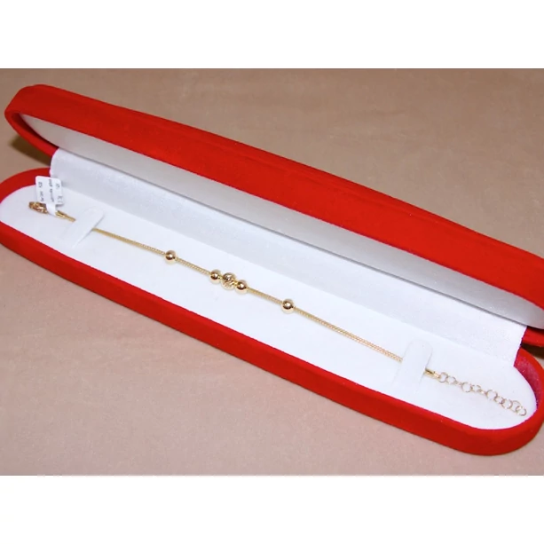 Új arany szőtt + vésett gömbös karlánc Új arany szőtt + vésett gömbös karlánc