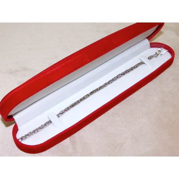 Felújított fehérarany király karlánc Felújított fehérarany király karlánc