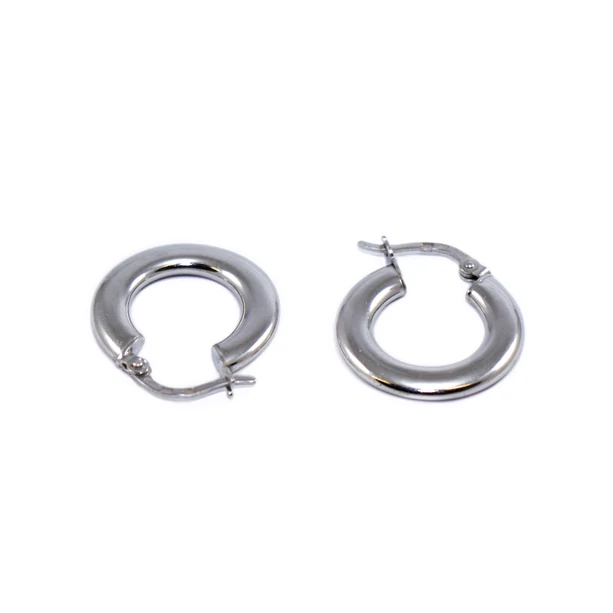 Fehérarany karika fülbevaló