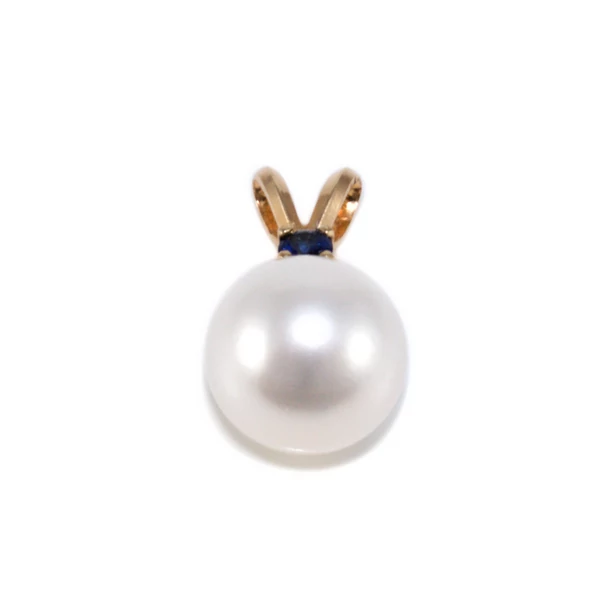 Gyöngyös-kék köves arany medál  Gyöngyös-kék köves arany medál