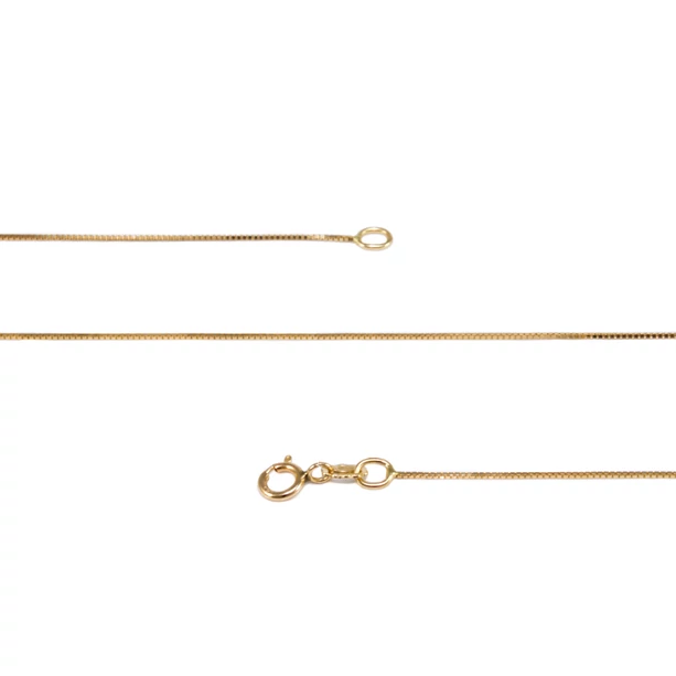 Vékony velencei kocka arany nyaklánc Vékony velencei kocka arany nyaklánc