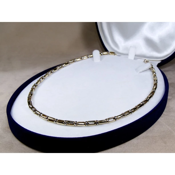 Felújított bicolor arany tömör szemezésű lánc Felújított bicolor arany tömör szemezésű lánc