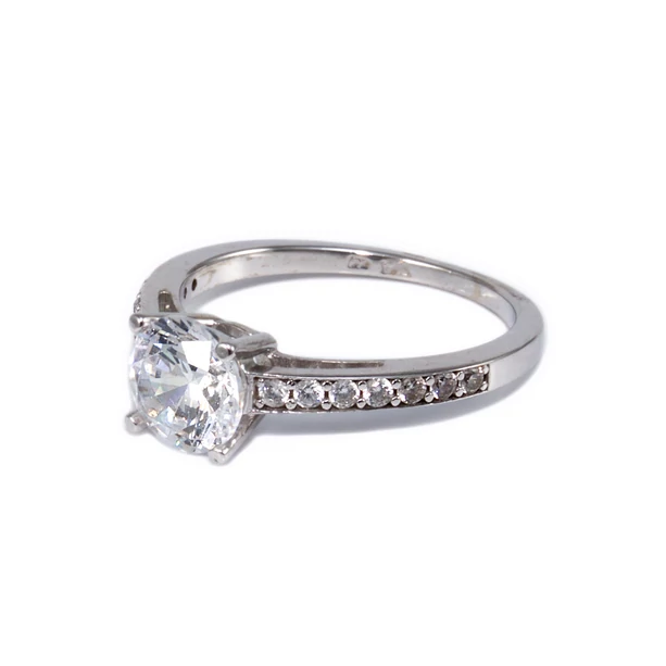 Köves fehérarany eljegyzési gyűrű Köves fehérarany eljegyzési gyűrű