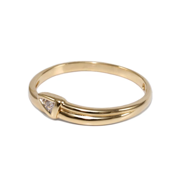 Gyémánt köves nyíl arany gyűrű  Gyémánt köves nyíl arany gyűrű