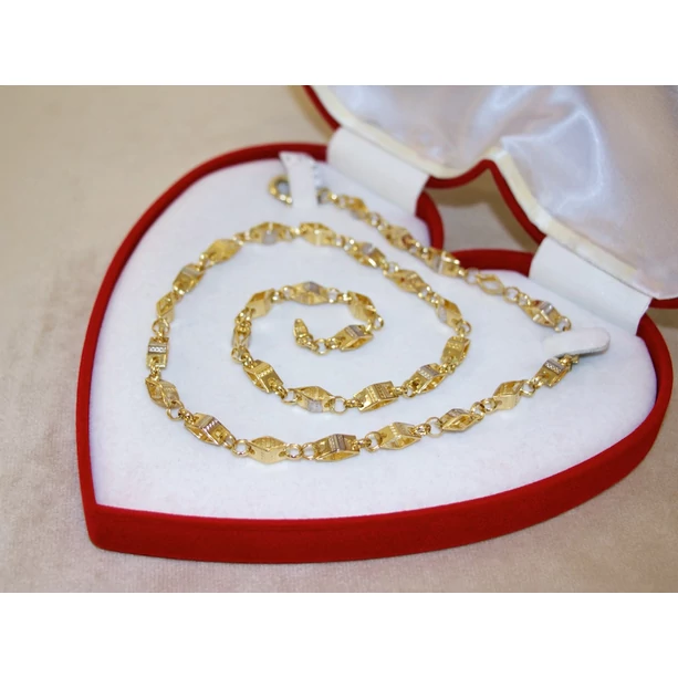 Új arany bicolor anker fantázia lánc Új arany bicolor anker fantázia lánc