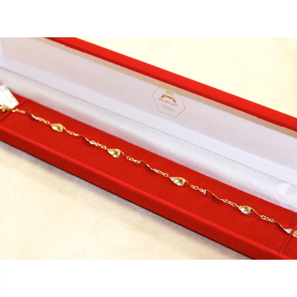 Új arany anker + bicolor csavart karlánc Új arany anker + bicolor csavart karlánc