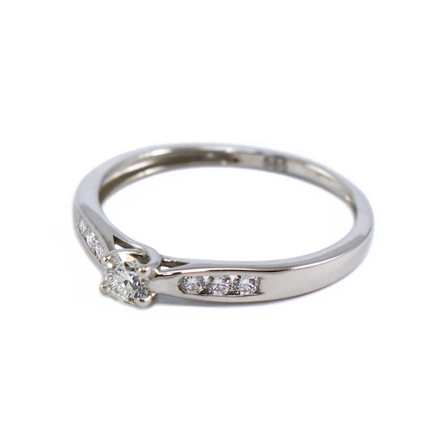 Fehérarany eljegyzési gyémánt gyűrű Fehérarany eljegyzési gyémánt gyűrű