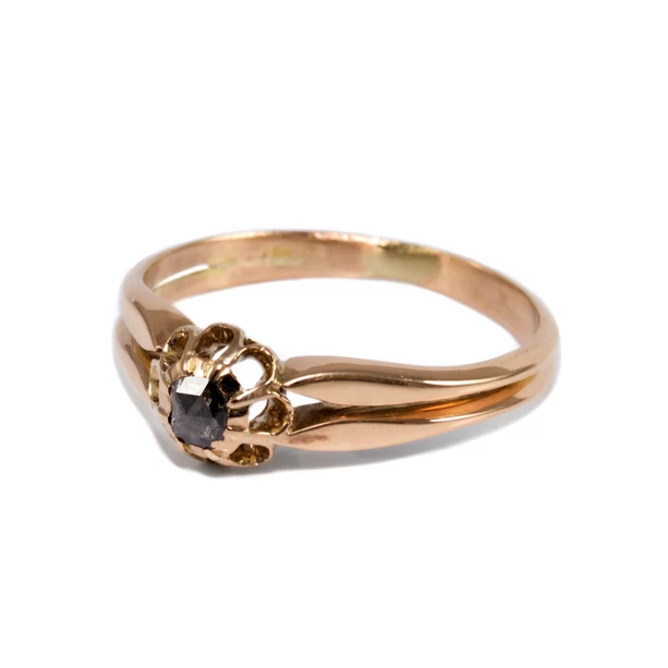 Gyémánt köves virág arany gyűrű  Gyémánt köves virág arany gyűrű