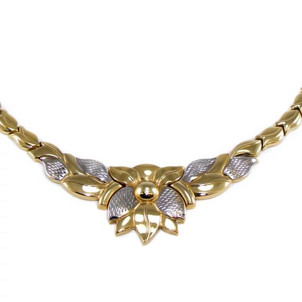 Bicolor arany virágos nyakék Bicolor arany virágos nyakék
