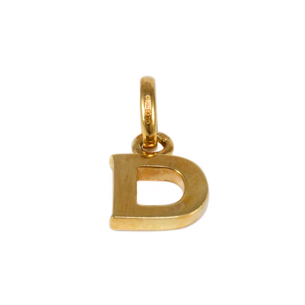Arany D betű medál Arany D betű medál