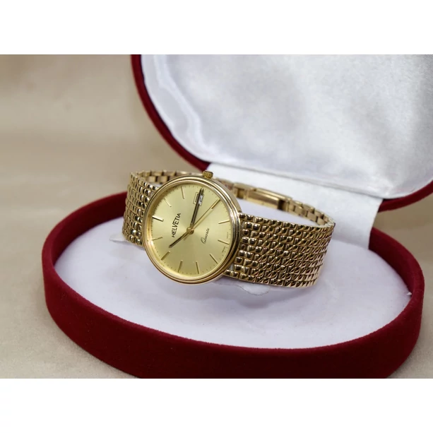 Felújított arany láncos arany Helvetia karóra Felújított arany láncos arany Helvetia karóra