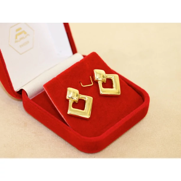 Új arany szögletes fantázia fülbevaló Új arany szögletes fantázia fülbevaló