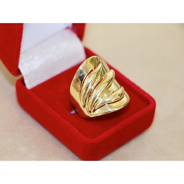 Felújított arany bicolor széles gyűrű Felújított arany bicolor széles gyűrű