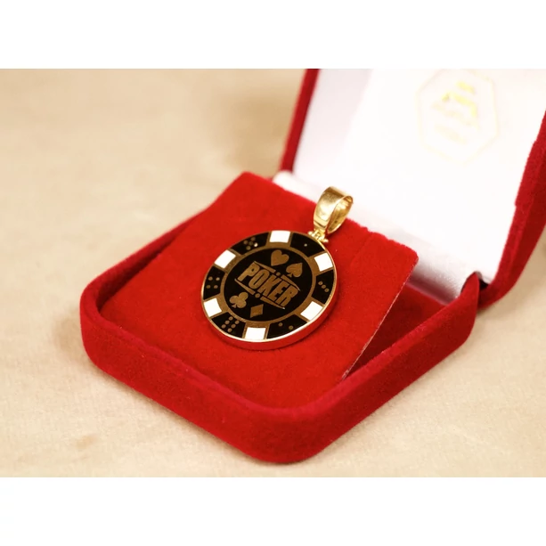 Új arany kártyás medál Új arany kártyás medál