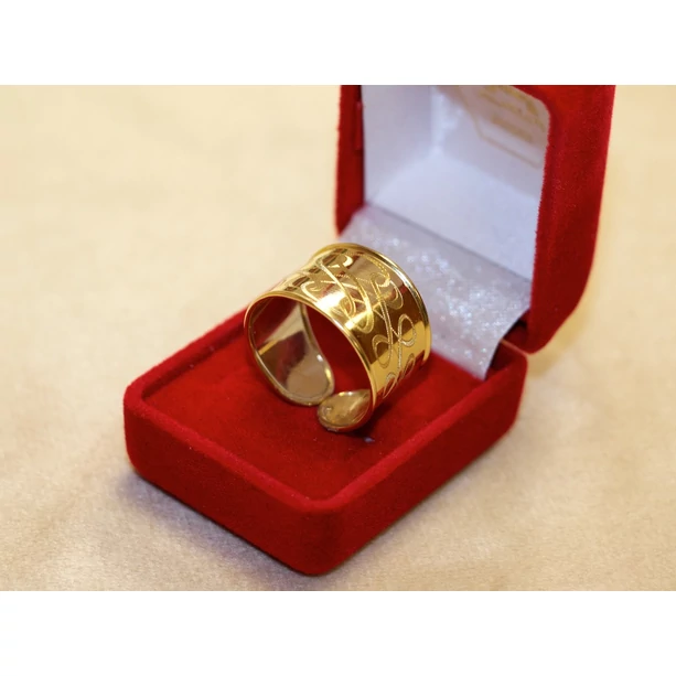 Új arany mintás palást gyűrű Új arany mintás palást gyűrű