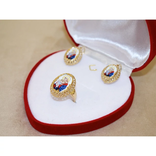 Új arany Máriás gyűrű Új arany Máriás gyűrű