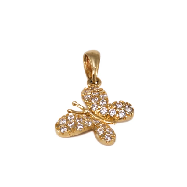 Köves pici pillangó arany medál Köves pici pillangó arany medál