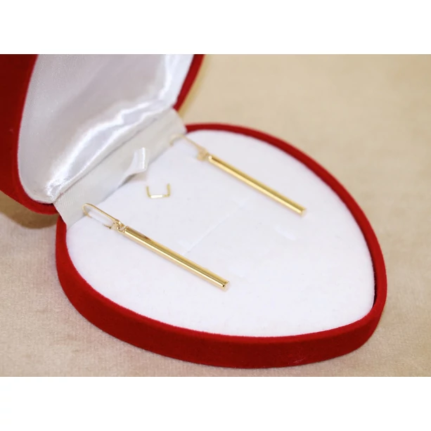 Új arany lógós henger fülbevaló Új arany lógós henger fülbevaló