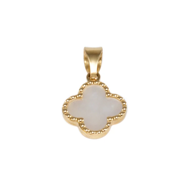 Gyöngyházas virág arany medál Gyöngyházas virág arany medál