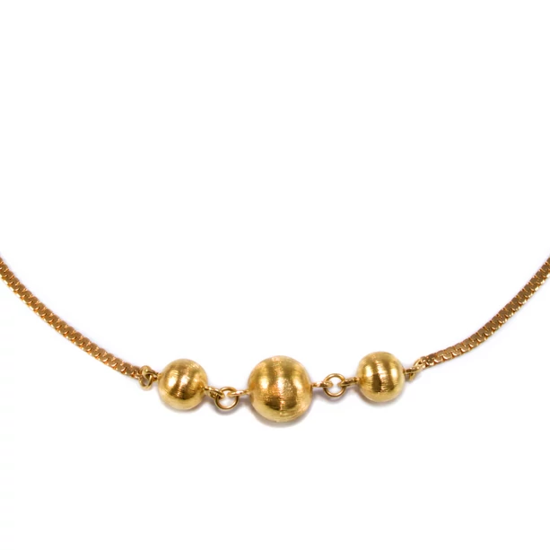 Matt gömbös arany nyakék Matt gömbös arany nyakék