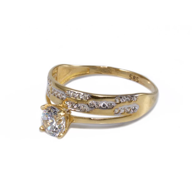 2 az 1-ben arany eljegyzési gyűrű 2 az 1-ben arany eljegyzési gyűrű