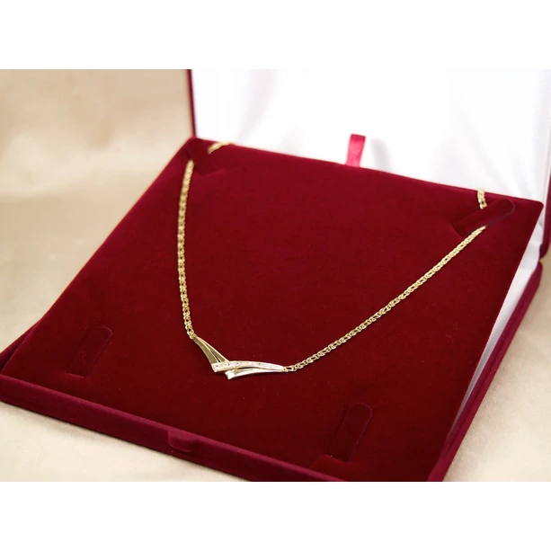 Felújított köves betétes Scharless arany nyaklánc Felújított köves betétes Scharless arany nyaklánc