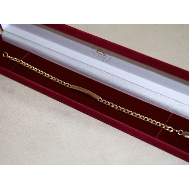 Felújított arany pancer + lap betétes karlánc Felújított arany pancer + lap betétes karlánc