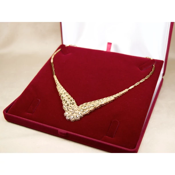 Új arany levél mintás nyakék Új arany levél mintás nyakék