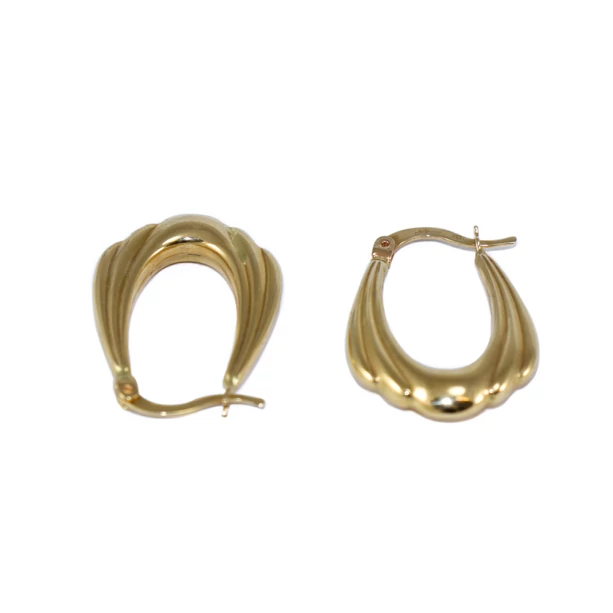 Ovál arany fülbevaló Ovál arany fülbevaló