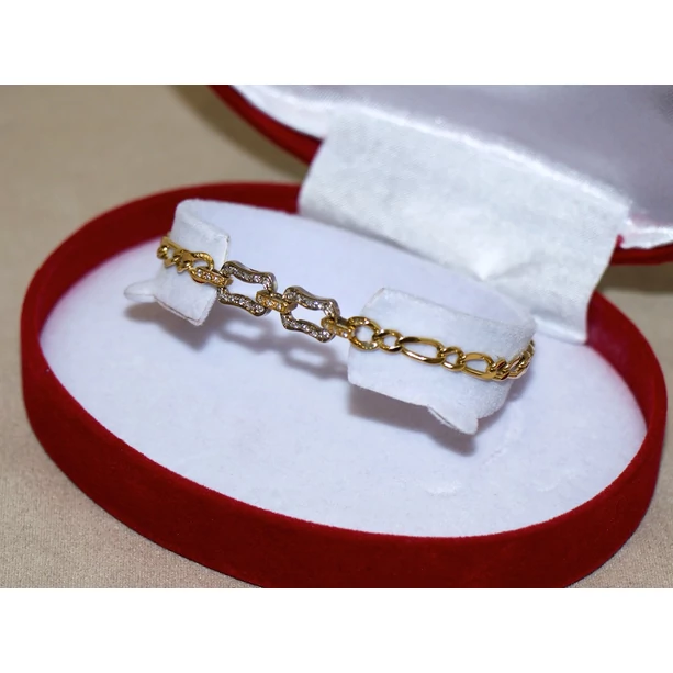 Felújított arany gyémánt köves karlánc Felújított arany gyémánt köves karlánc