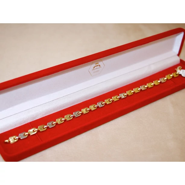 Felújított arany bicolor fantázia lánc Felújított arany bicolor fantázia lánc