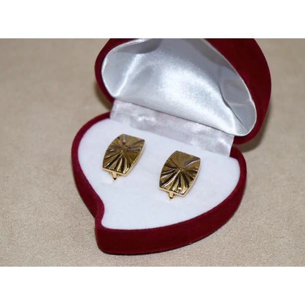 Felújított arany bicolor lemez fülbevaló Felújított arany bicolor lemez fülbevaló