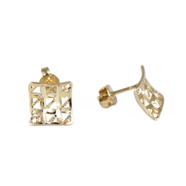 Áttört arany fülbevaló