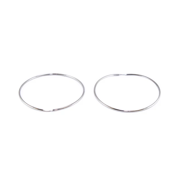 Fehérarany karika fülbevaló