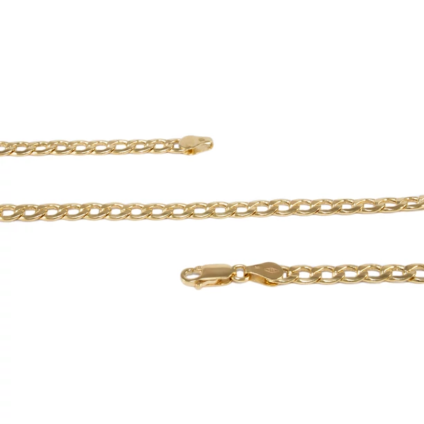 Fényes pancer arany nyaklánc