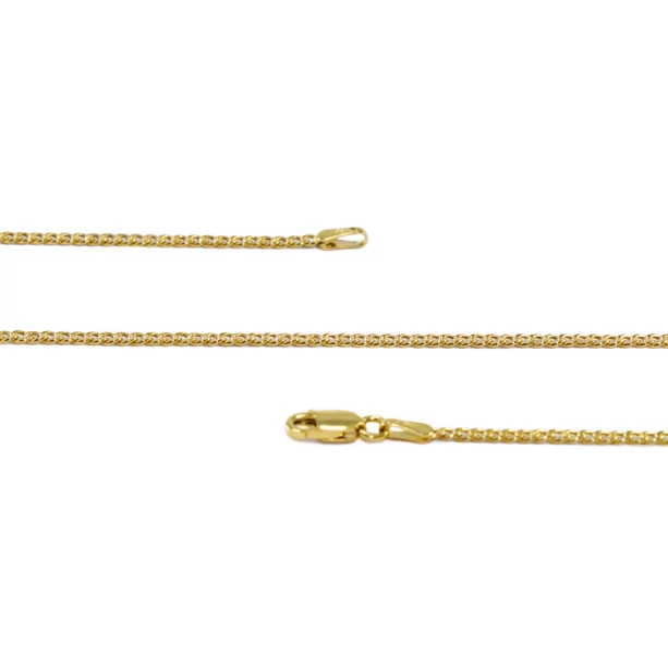 Vékony sárga arany pancer lánc