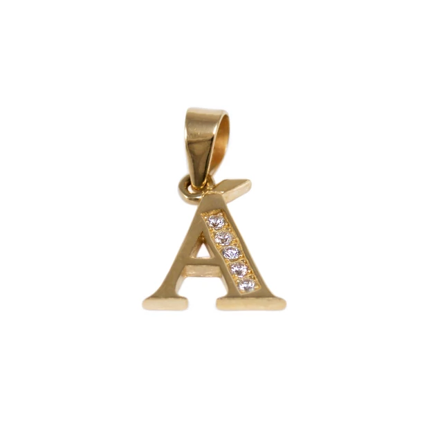 Köves Á betű arany medál