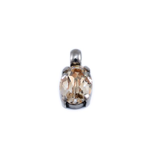 Swarovski kristályos ezüst medál