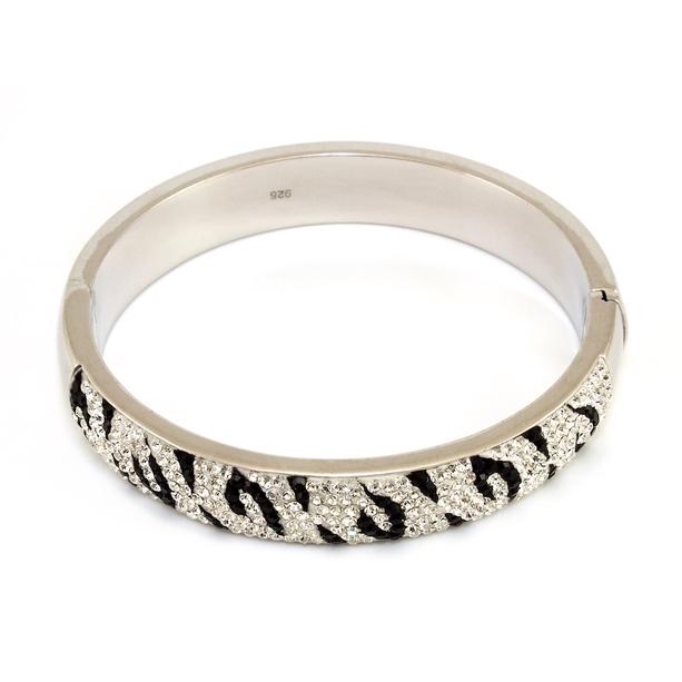 Swarovski köves ezüst karreif