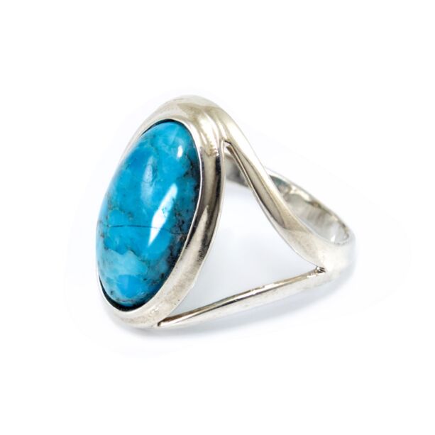 Kék köves női ezüst gyűrű