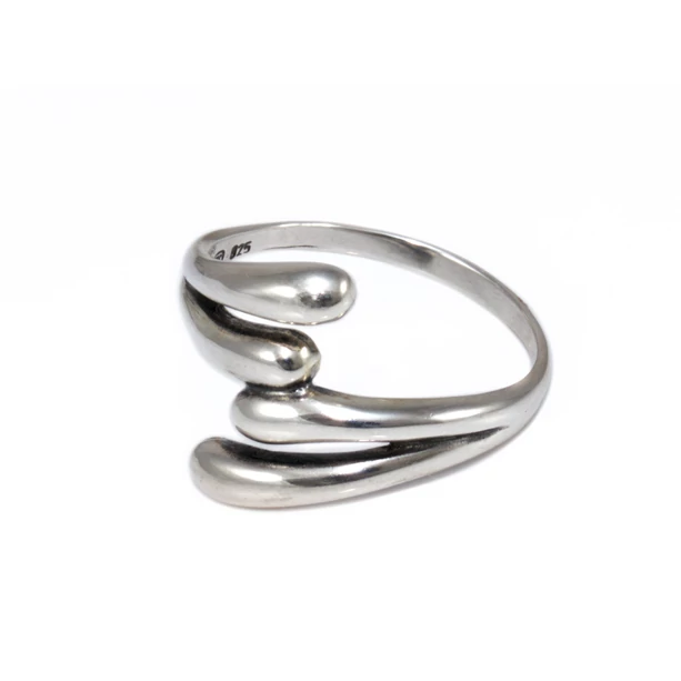 Ezüst koktélgyűrű