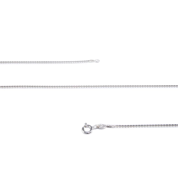 Velencei kocka ezüst nyaklánc