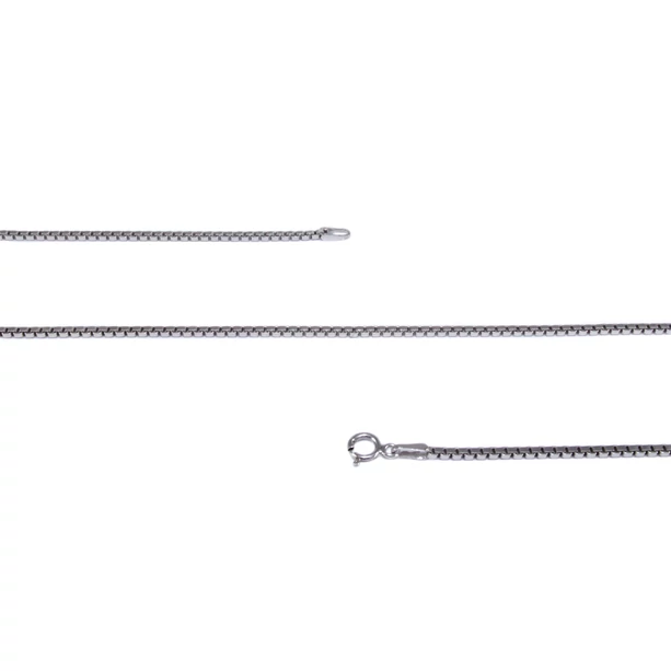 Velencei kocka ezüst nyaklánc